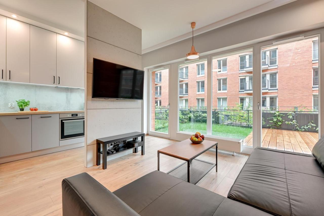 גדנסק Central Apartment - Free Private Parking מראה חיצוני תמונה